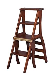 Amish Library Step Stool Chair